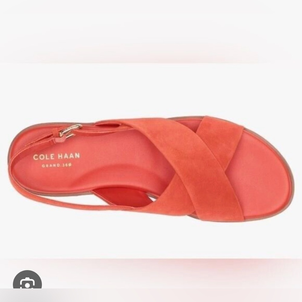 Cole Haan Fernanda Grand 360 Suede Sandals Sz 7 EUC